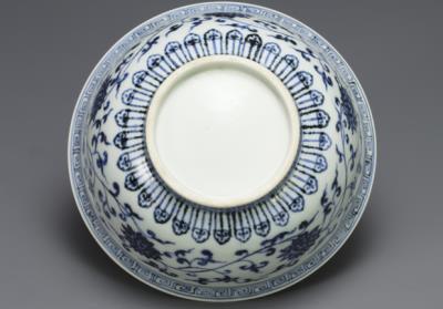 图片[2]-Bowl with lotus scrolls in underglaze blue, Ming dynasty (1368-1644)-China Archive